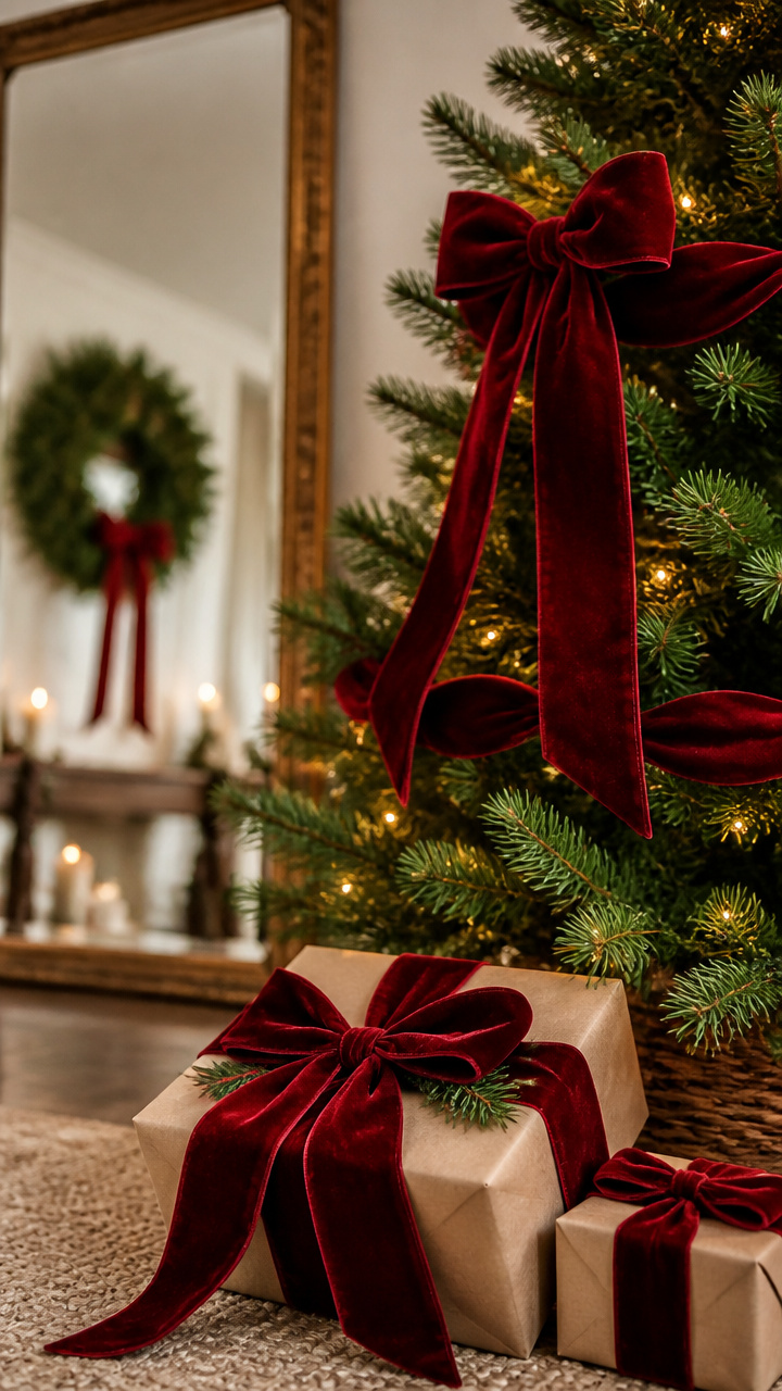 Incorporate Velvet Ribbons