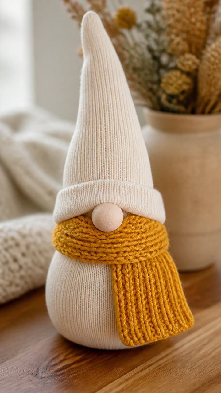 Knit Scarf Sock Gnome