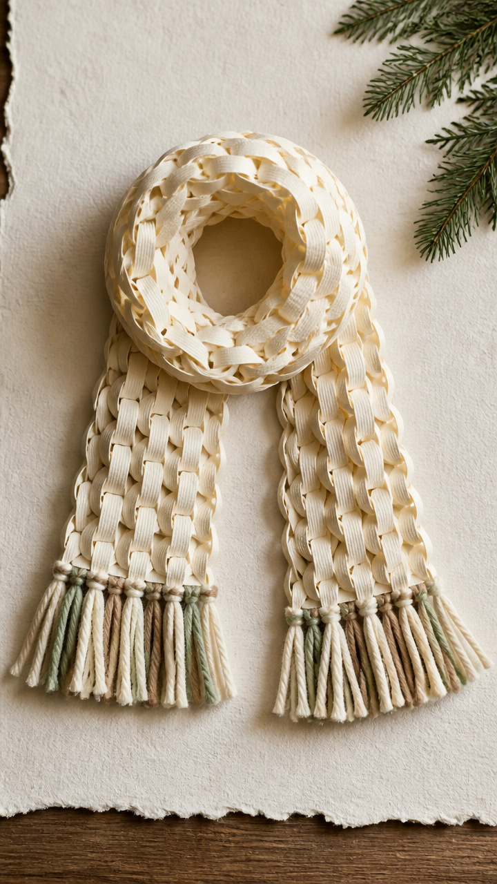 Knit-Texture Crochet Paper