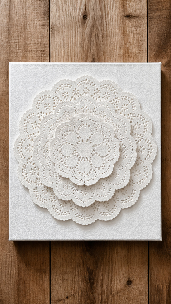 Layered Doily Wall Art