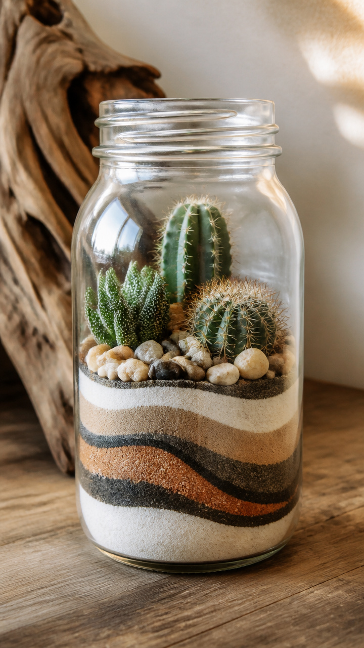 Layered Sand Terrariums