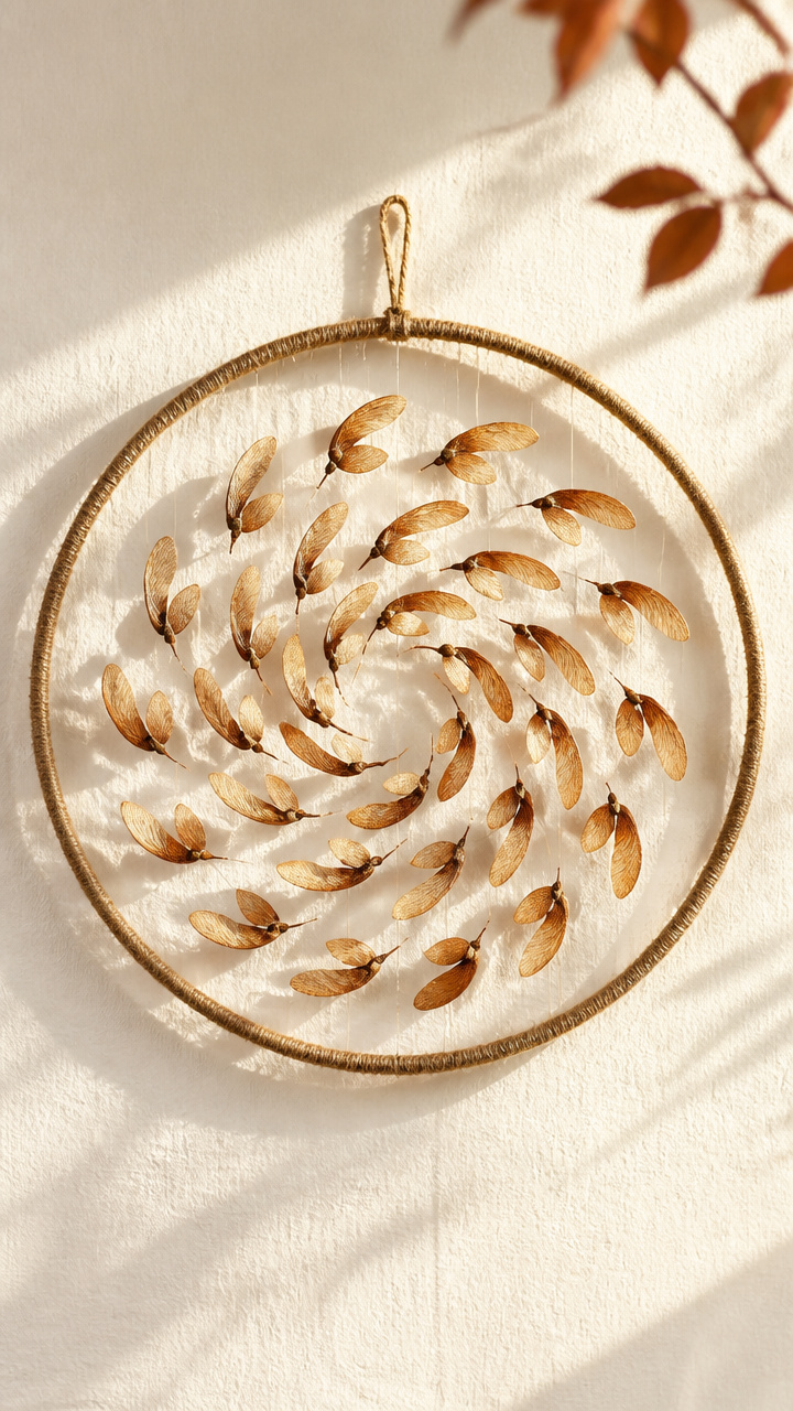 Maple Seed Pod Mobile Wreath