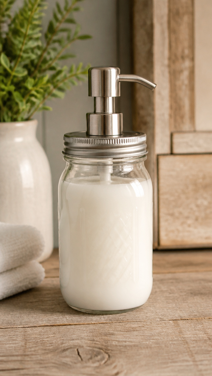 Mason Jar Soap Dispensers