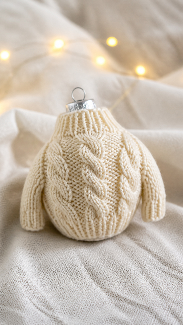 Mini Knit Sweater Ornaments
