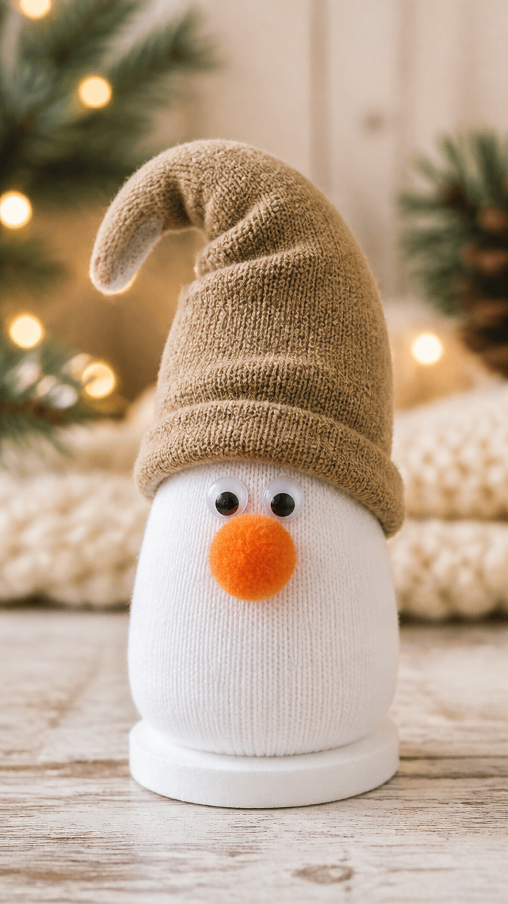 Mini No-Sew Sock Gnome
