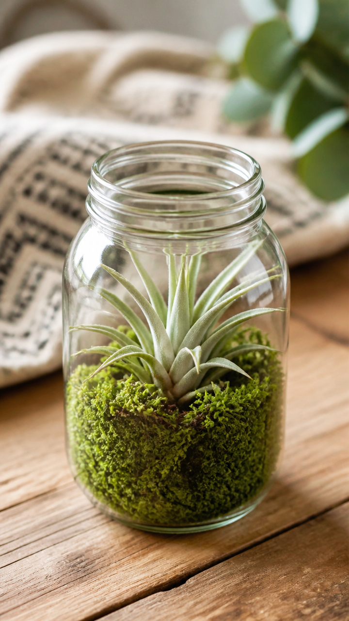 Moss-Covered Base Planters