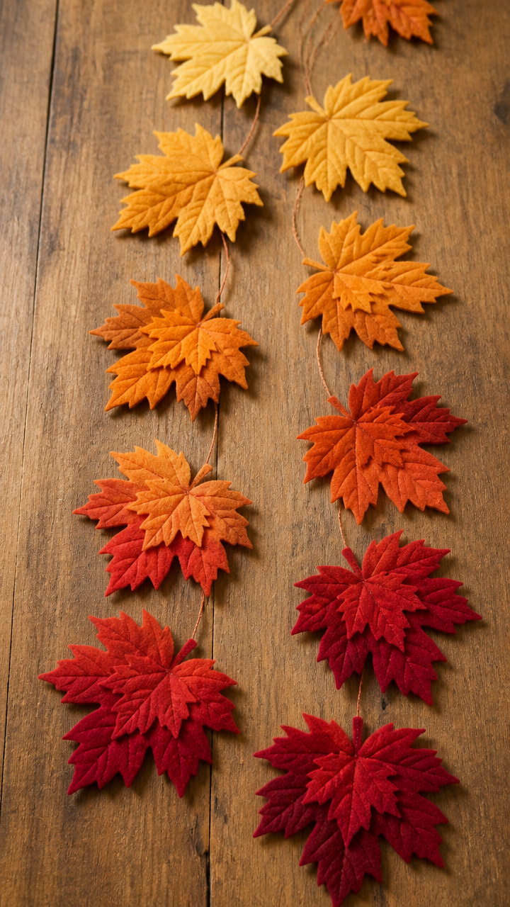Ombre Maple Leaves