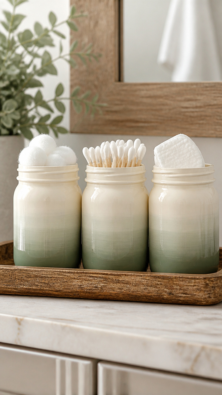 Painted Ombre Jars