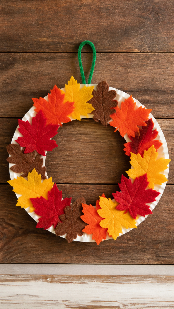 Paper Plate Wreaths