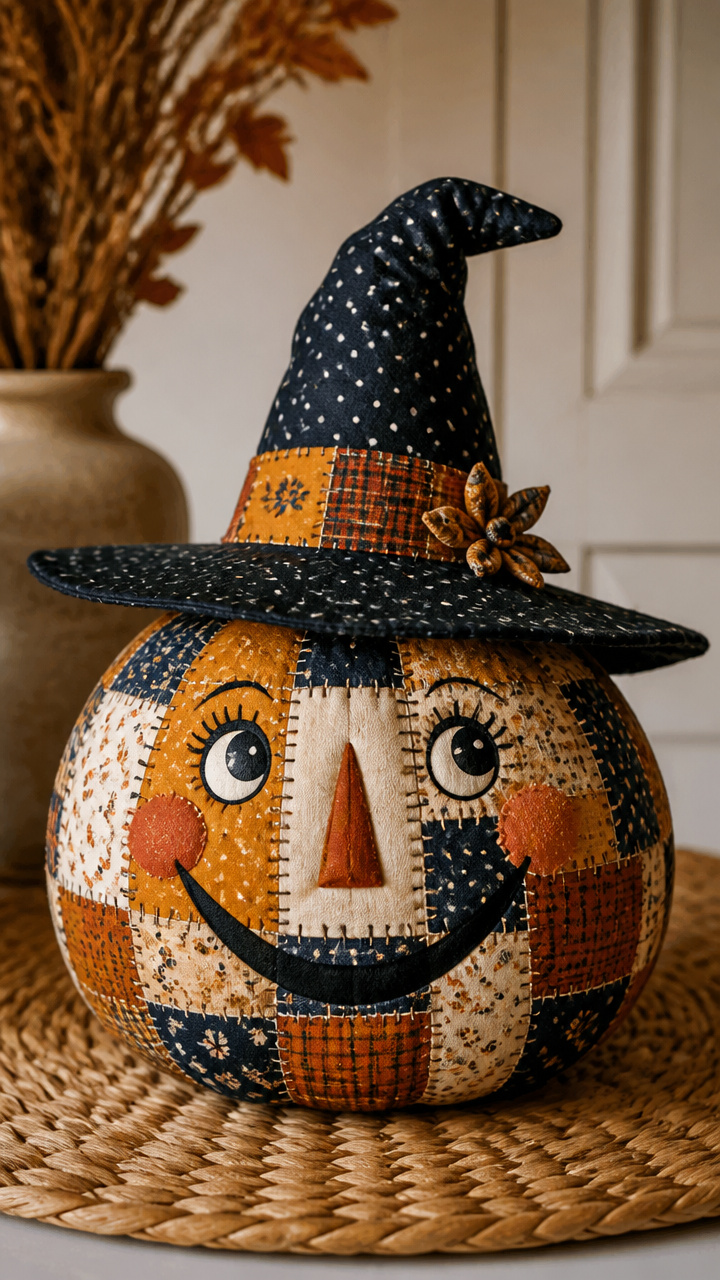 Patchwork Quilt Witch