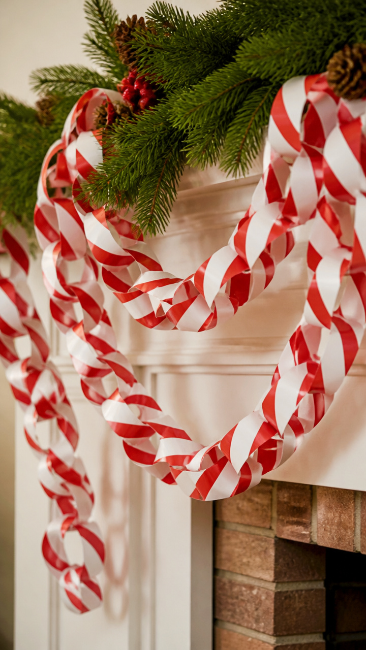 Peppermint Twist Paper Chains