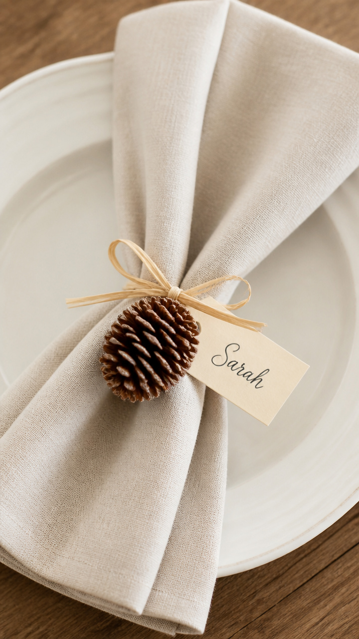 Pine Cone Name Place Holders