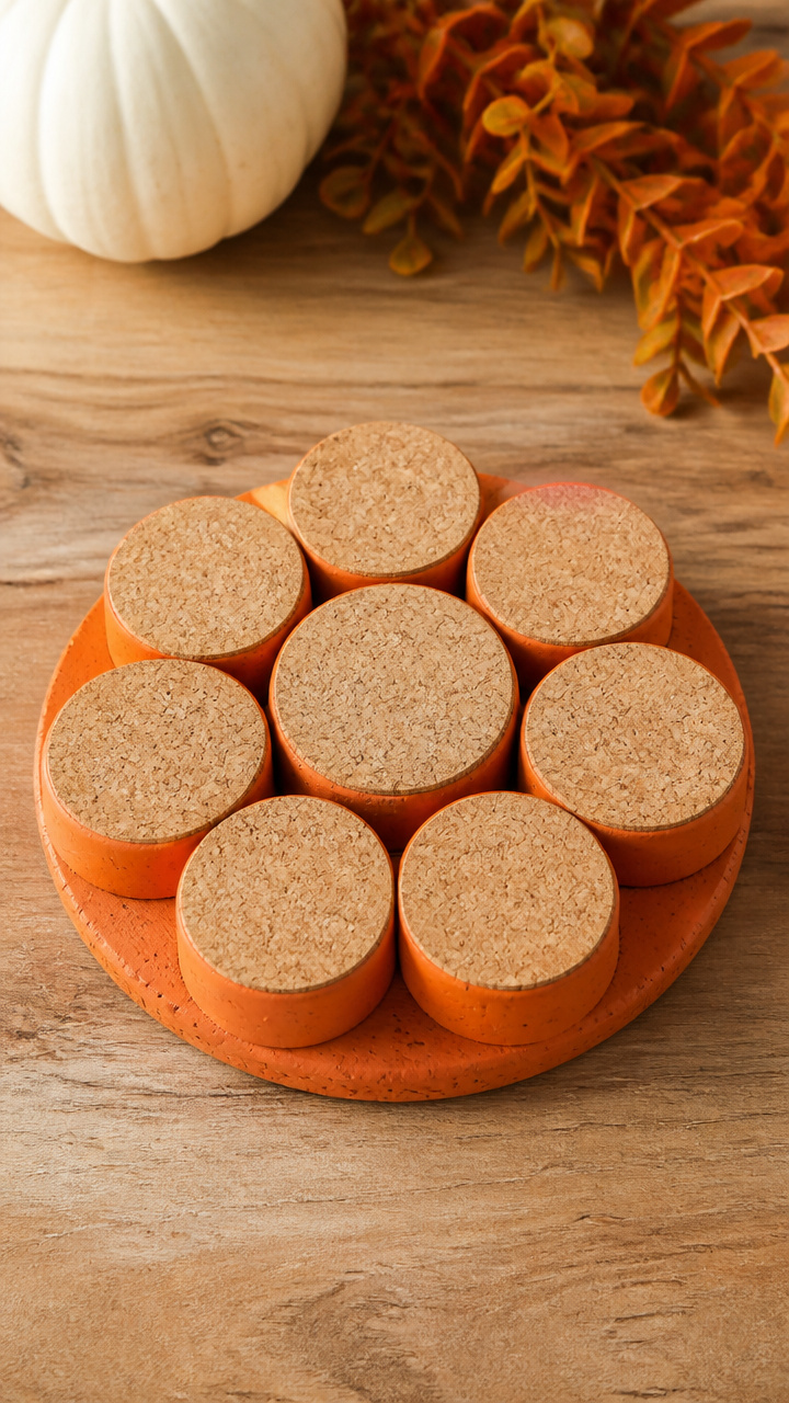 Pumpkin Cork Trivet