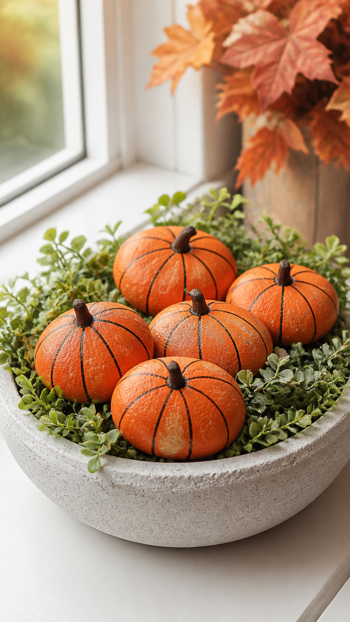 Pumpkin Rock Paintings