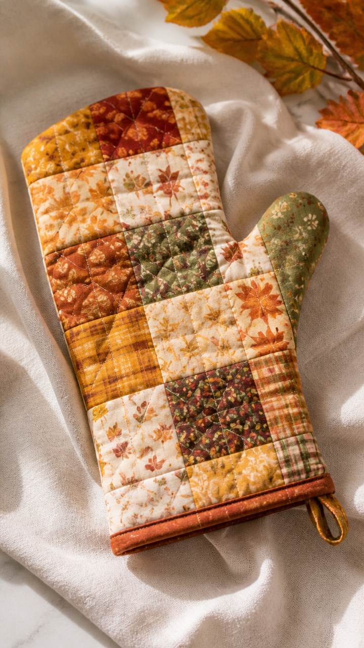 Quilted Oven Mitt