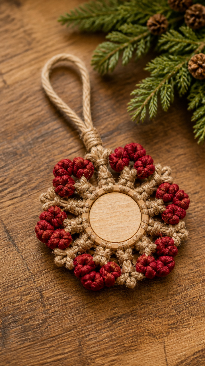 Red Berry Knap Ornament