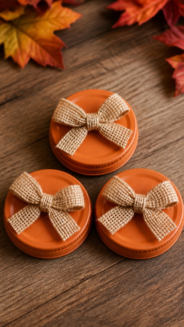 Ribbon Bow Pumpkins