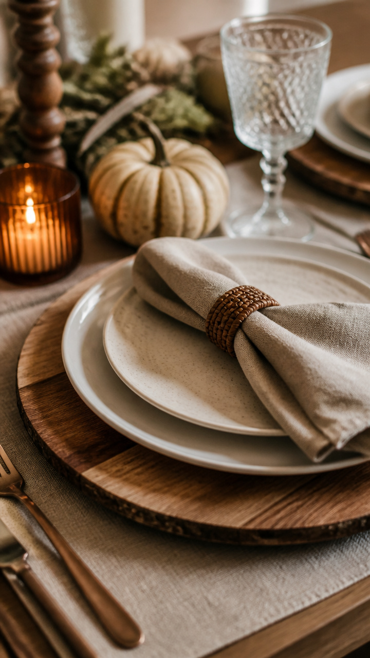 Rustic Wooden Charger Plates