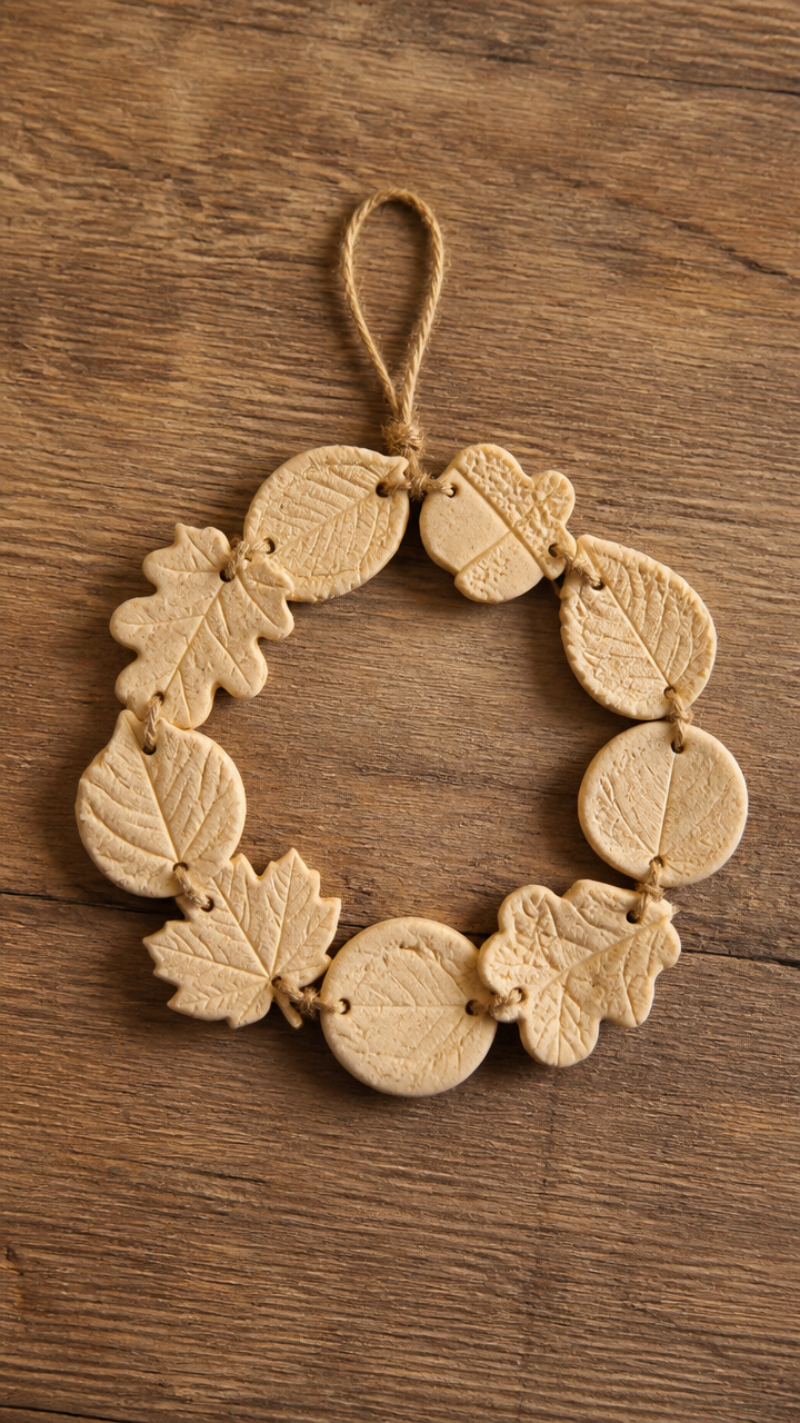 Salt Dough Ornament Wreath