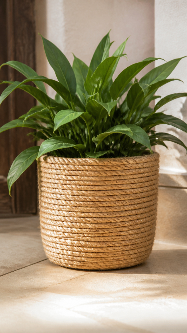 Sisal Rope Planter