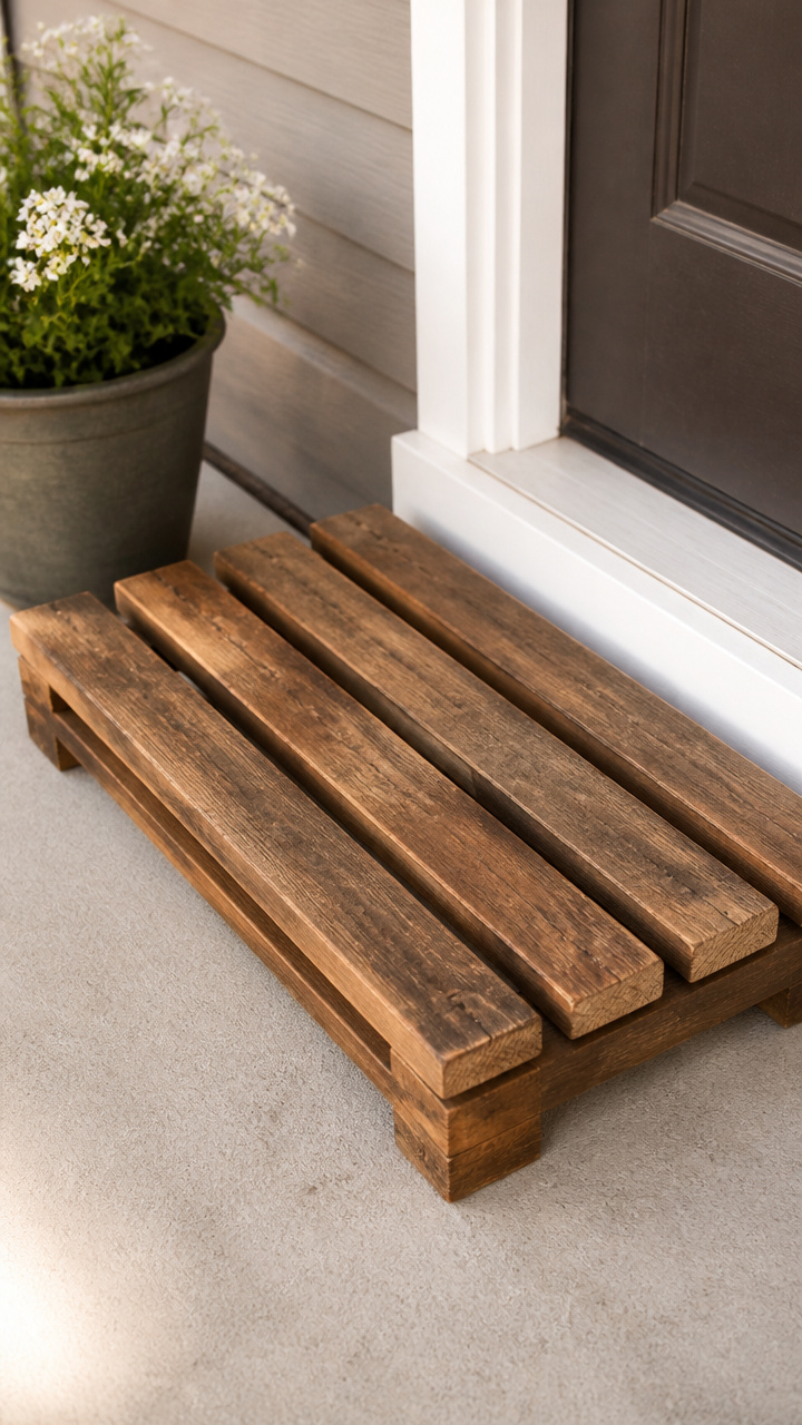 Slatted Muddy Boot Scraper Deck
