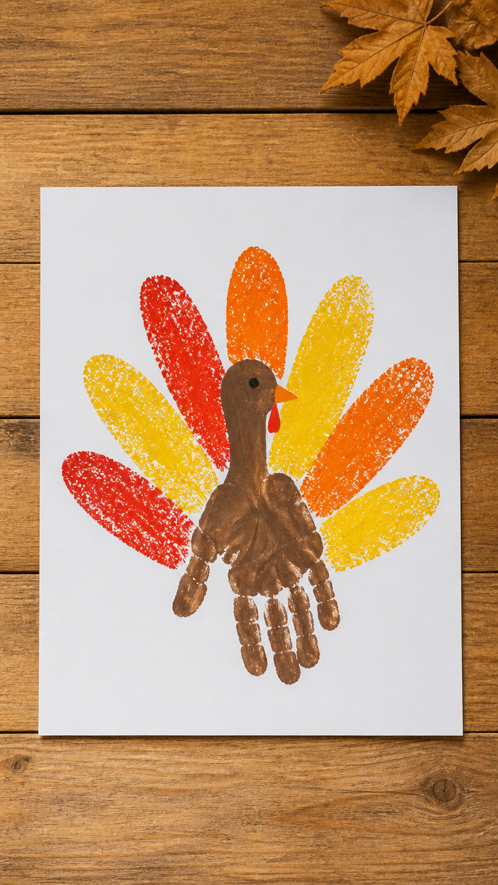 Sponge Print Turkey