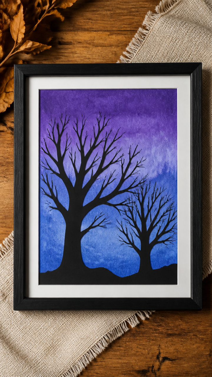 Spooky Tree Silhouettes