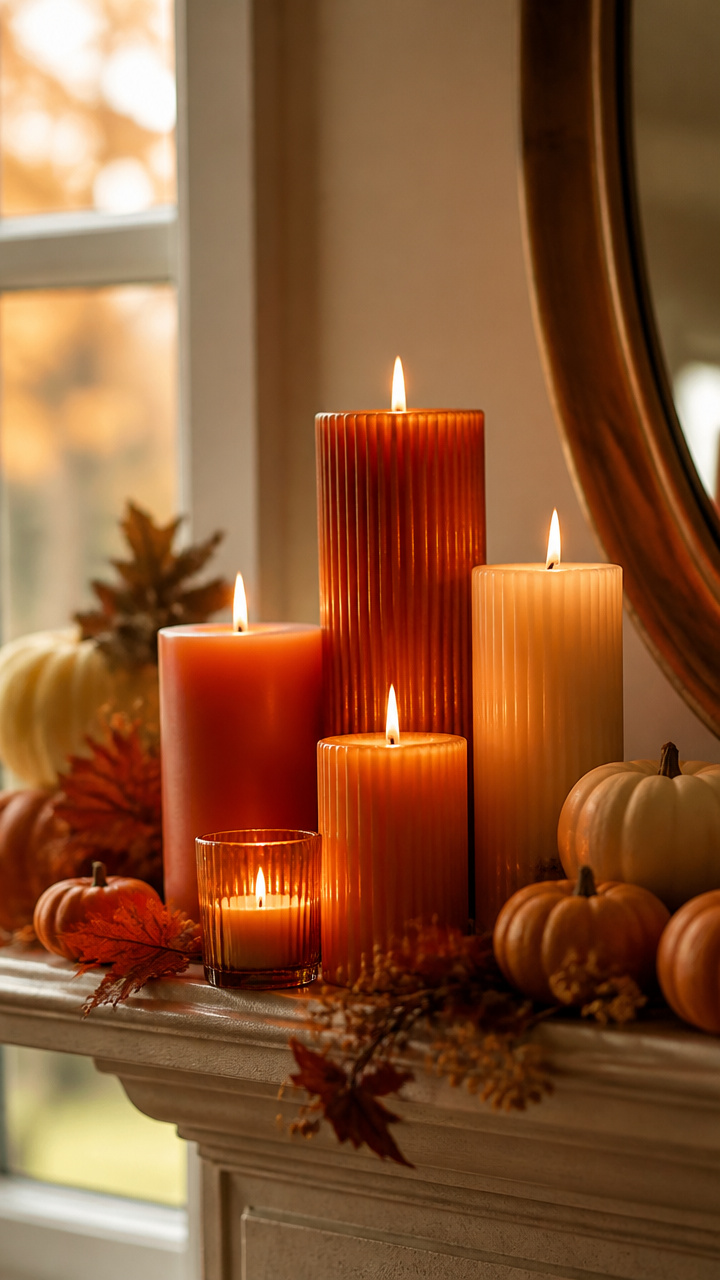 Swap Black Candles for Warm Amber Shades