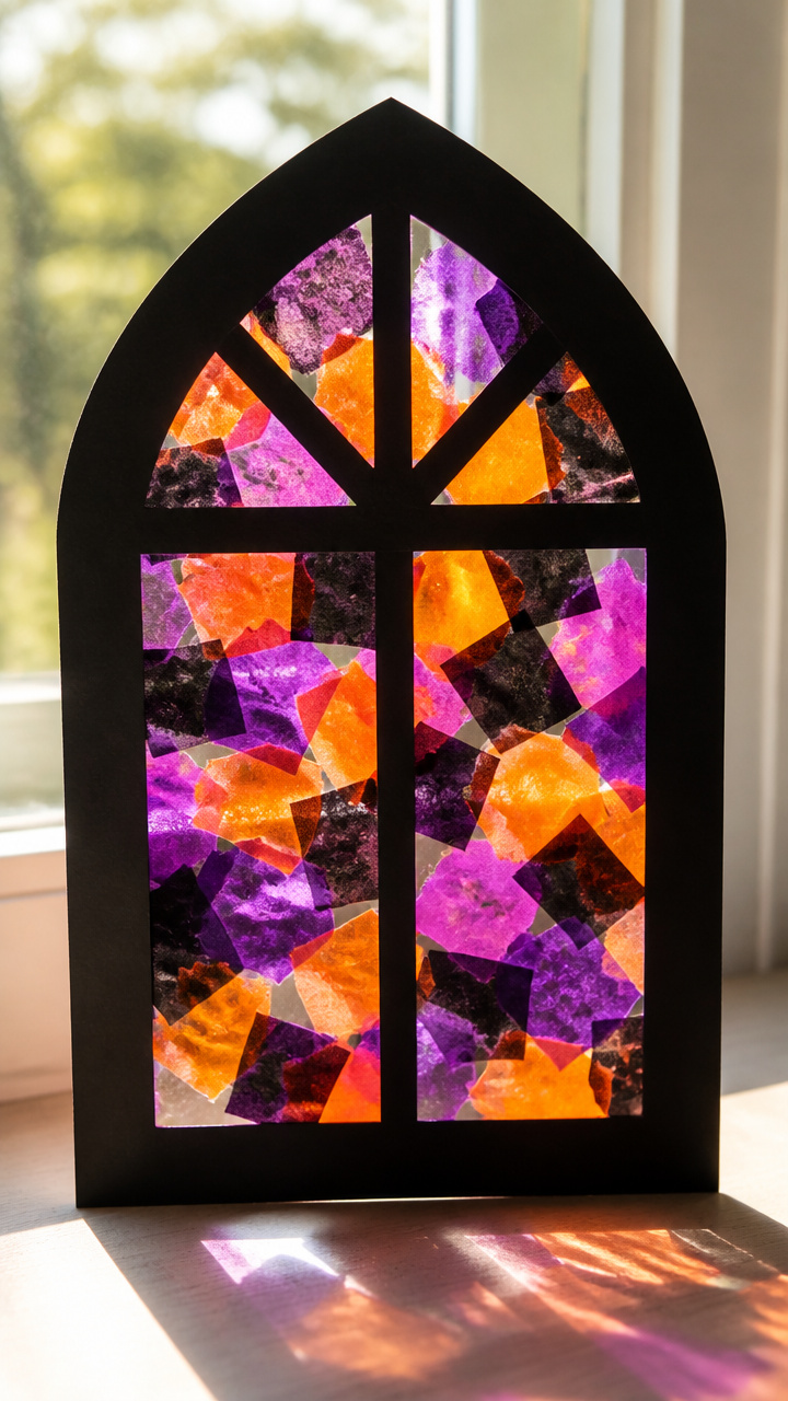 Tissue Paper Windows