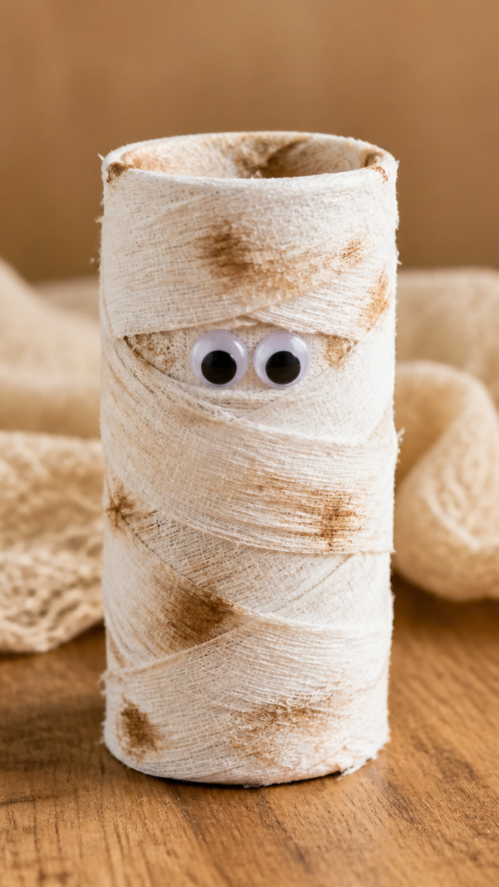 Toilet Paper Roll Mummies