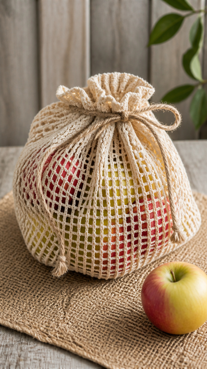 Twine-Tied Produce Bag