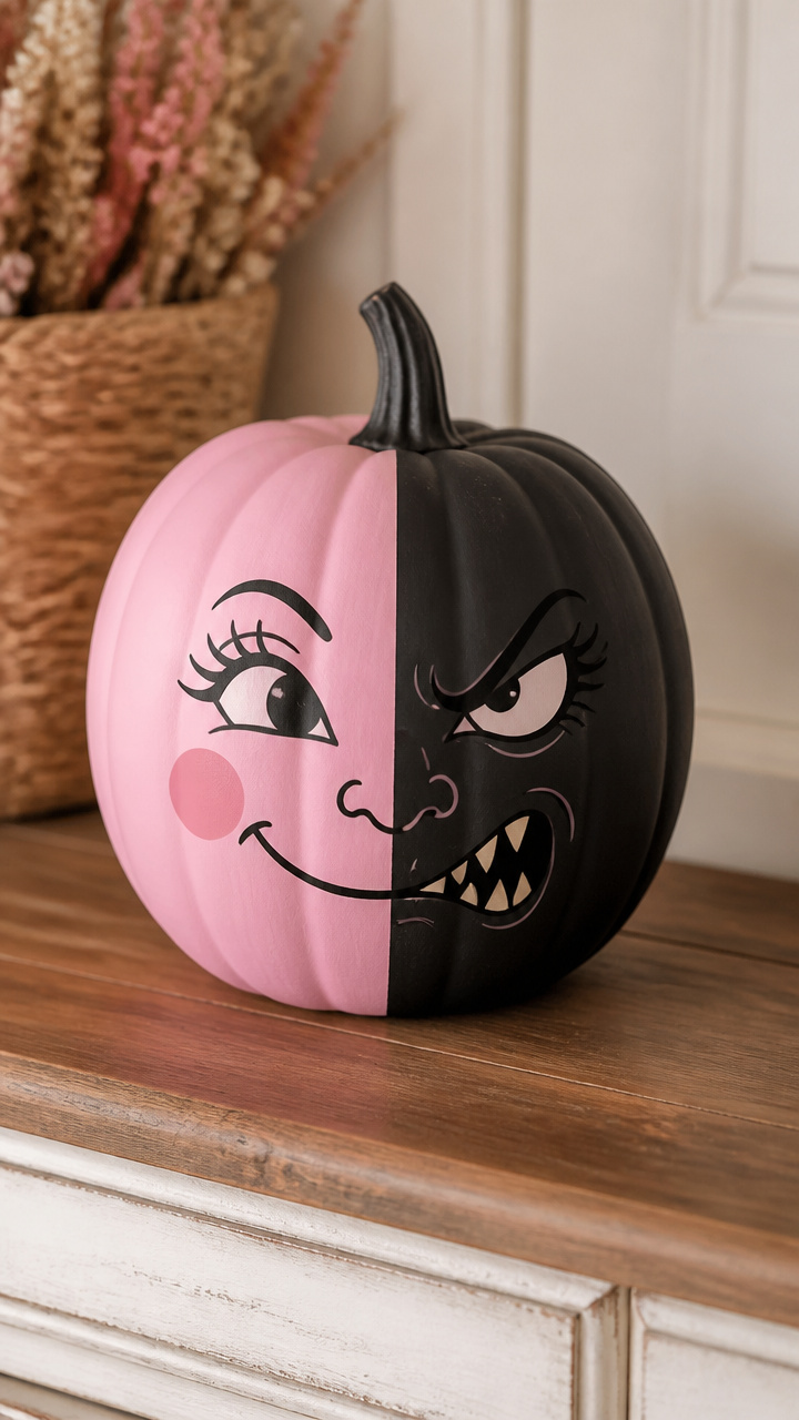 Two-Tone Split Personality Witch
