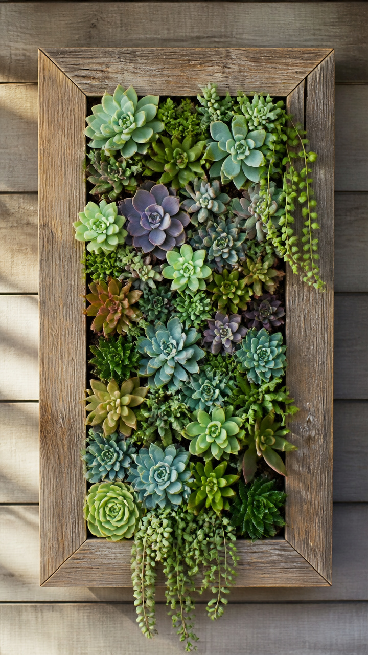 Vertical Living Succulent Frame