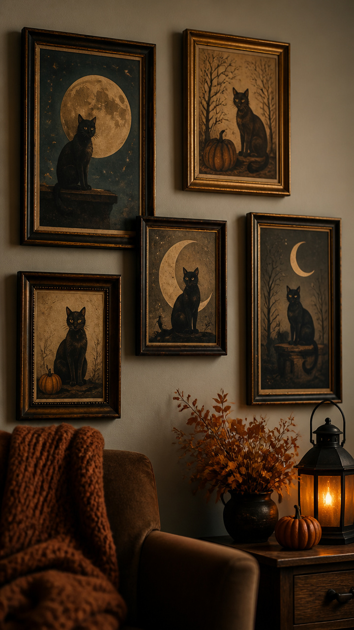 Vintage-Inspired Halloween Art Prints
