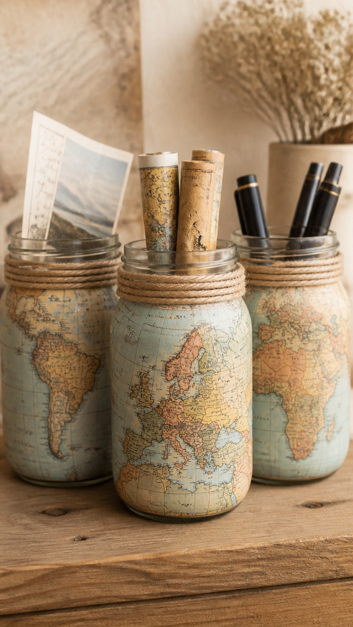 Vintage Map Wraps