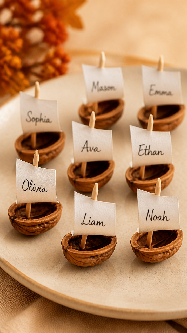 Walnut Shell Mini Boats