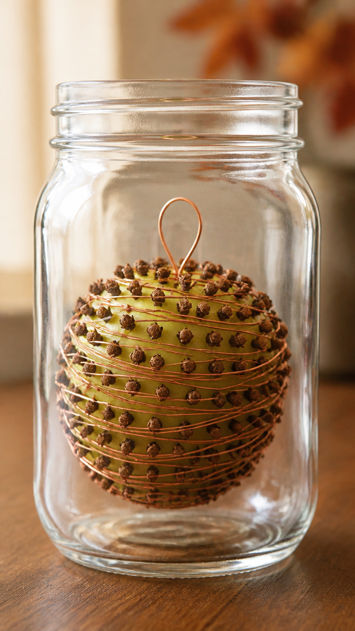 Wire-Wrapped Clove Apple