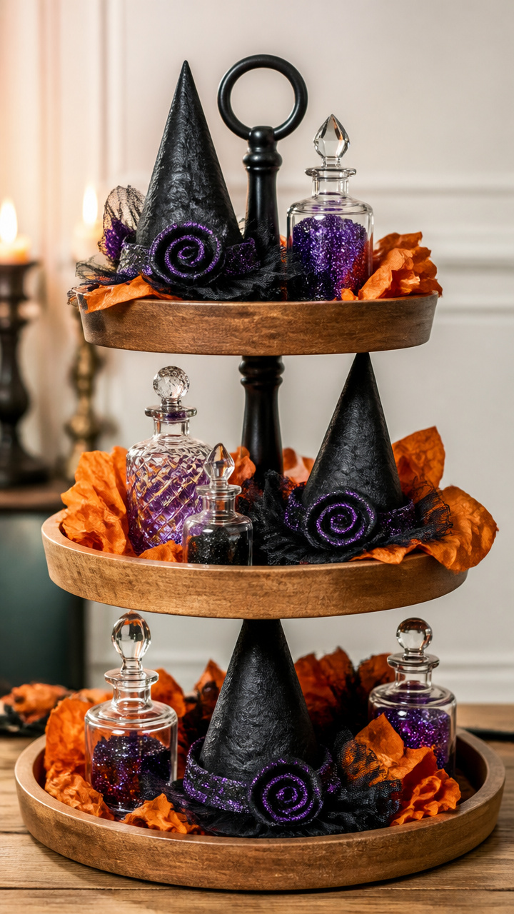 Witch Hat Tiered Tray