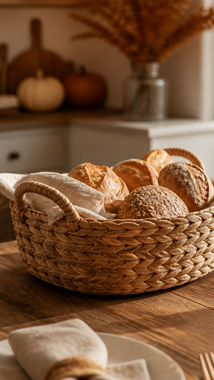 Woven Basket Bread Baskets