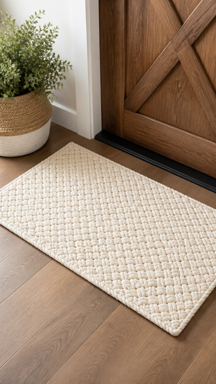 Woven Cotton Rope Mat