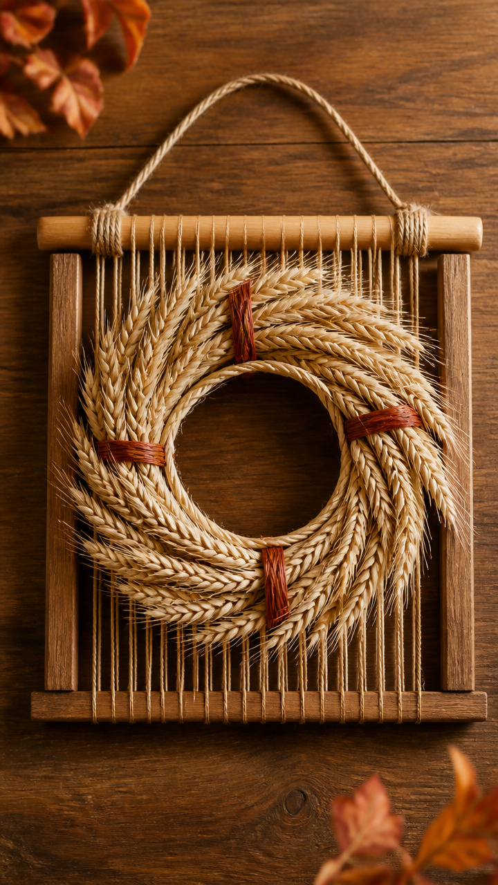Woven Wheat Stalk Circle