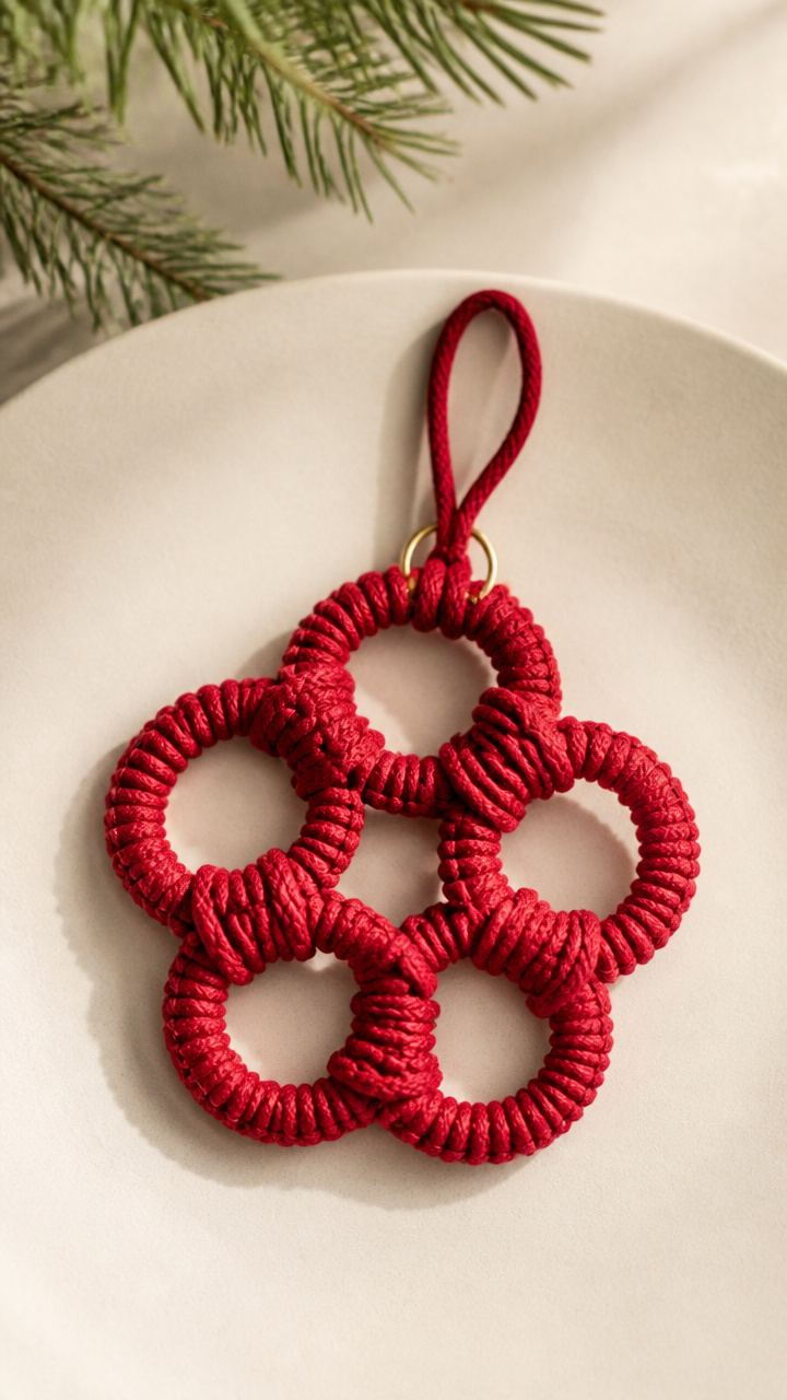 Wreath of Knotted Rings
