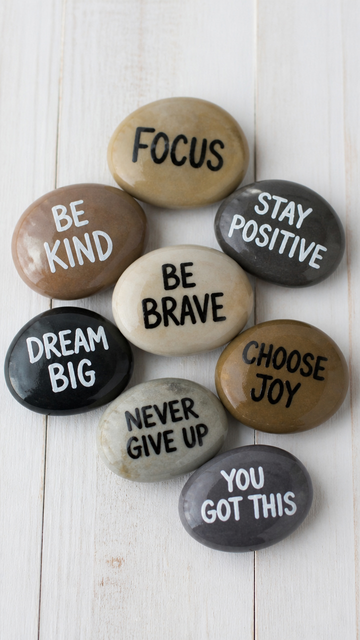 Painted Rock Resolution Stones