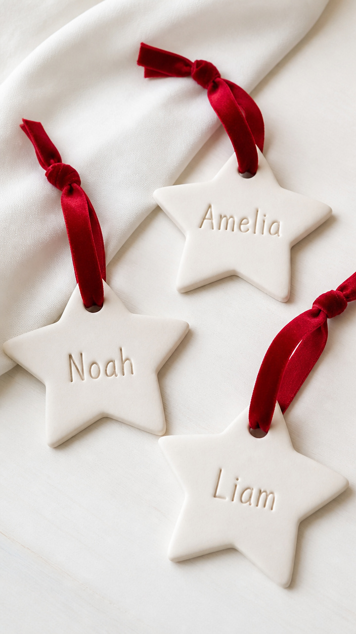 Salt Dough Star Ornaments
