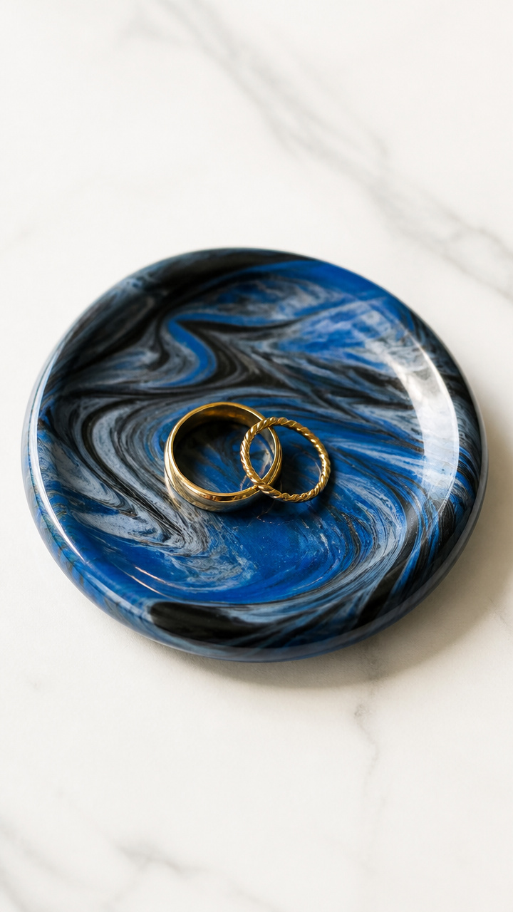 Marbled Clay Ring Dishes