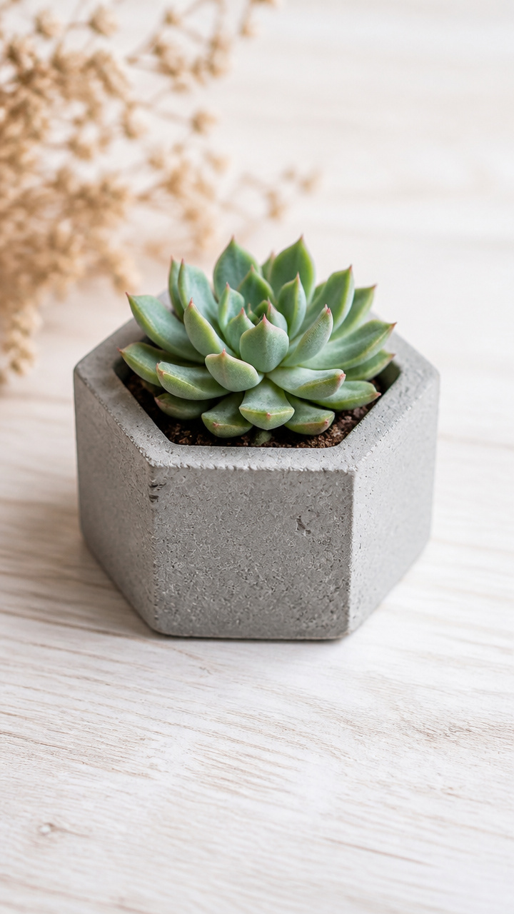 Concrete Succulent Planters