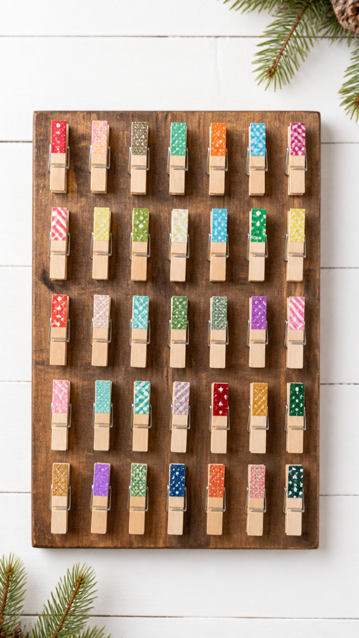 Washi Tape Countdown Calendar