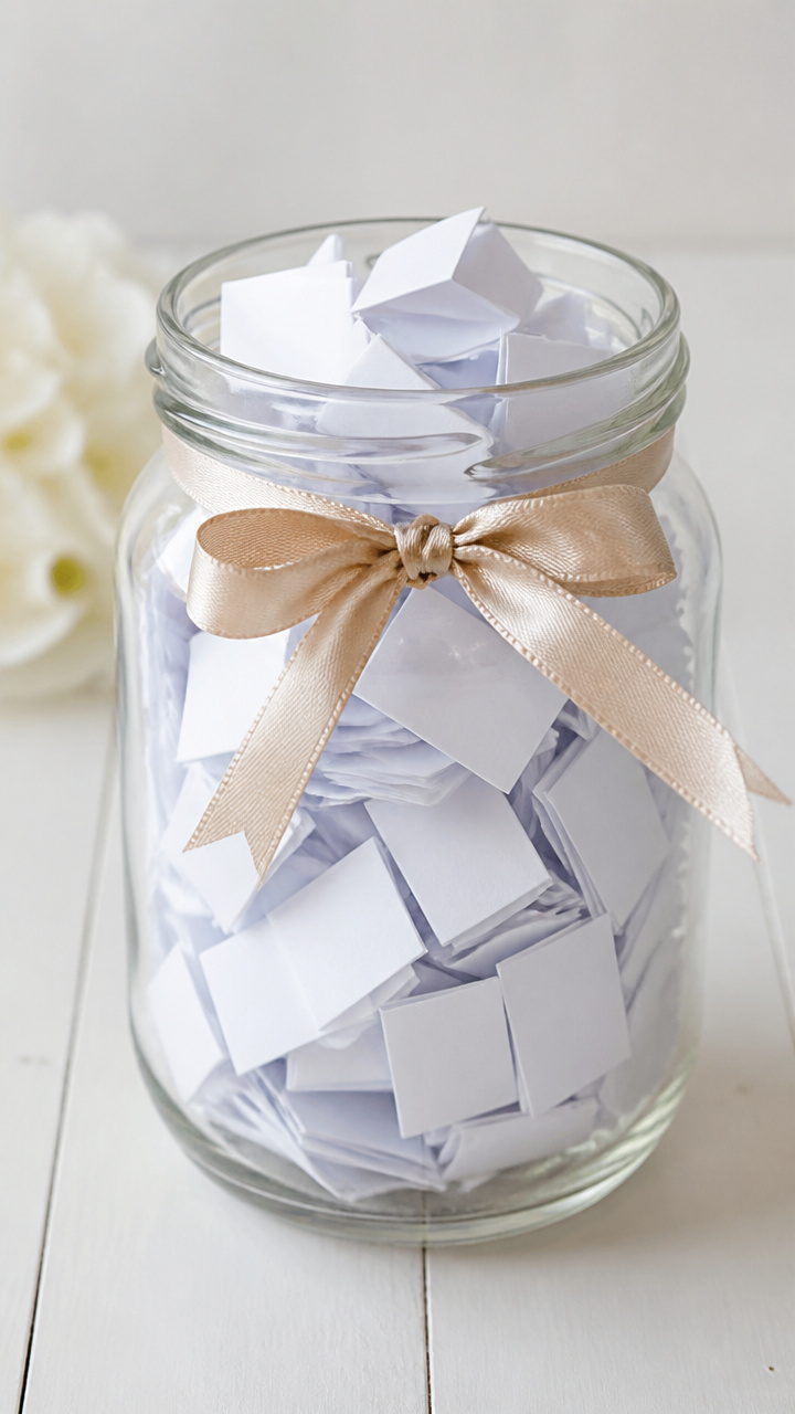 Ribbon-Tied Memory Jars