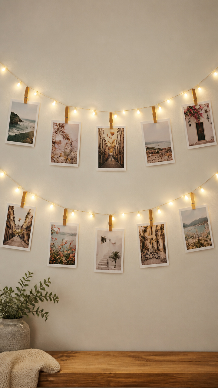 Photo String Light Display