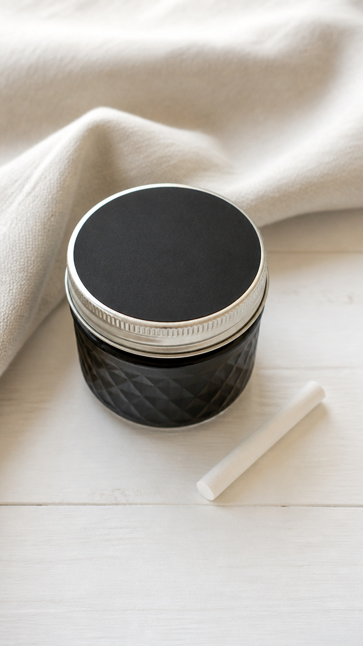 Chalkboard Paint Jars